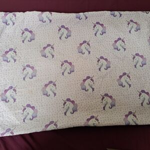 Set of 2 Purple Unicorn Standard size pillowcases